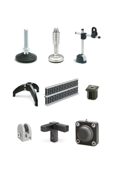 Levelling feet and supports